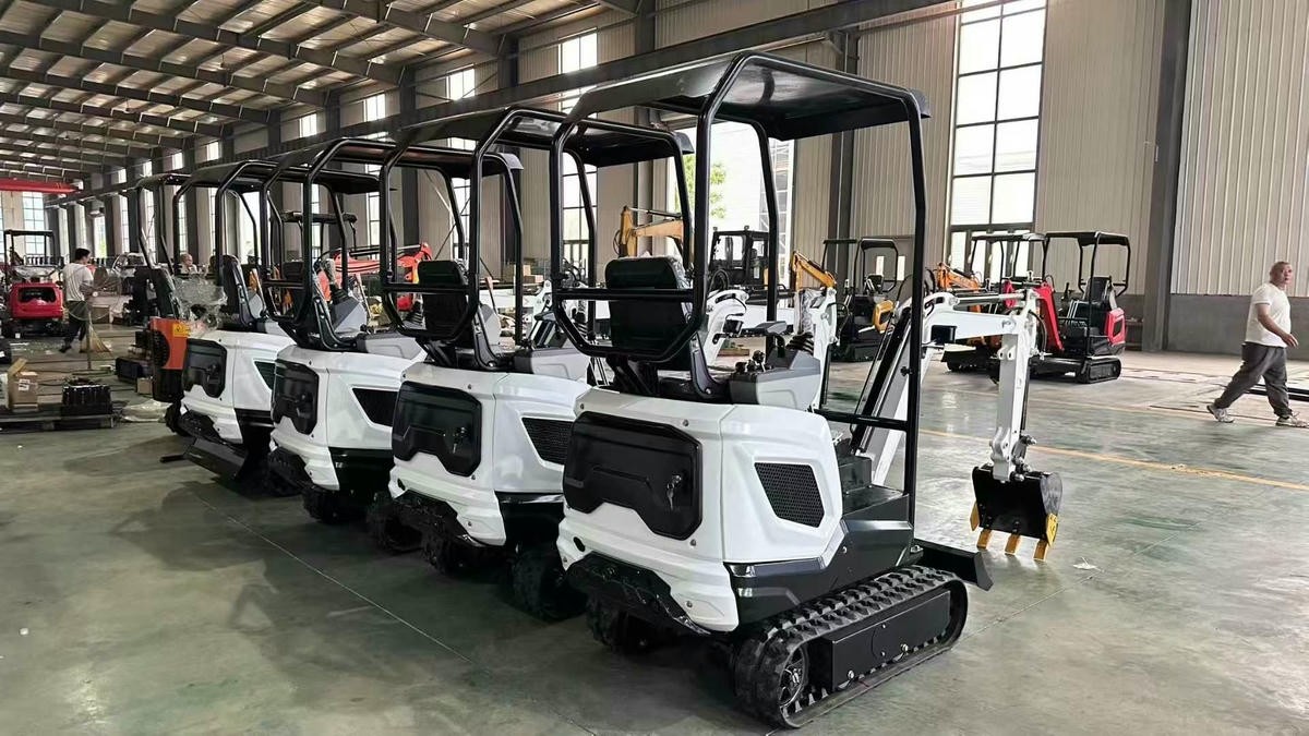 1-тонный экскаватор