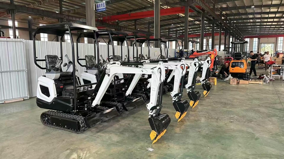 1-тонный экскаватор