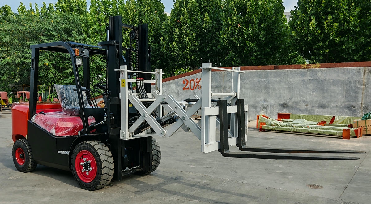 Ножничный вилочный погрузчик