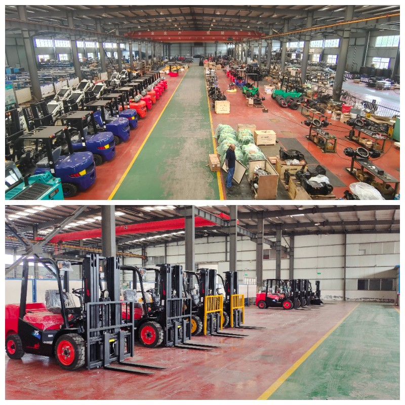 Электрический вилочный погрузчик